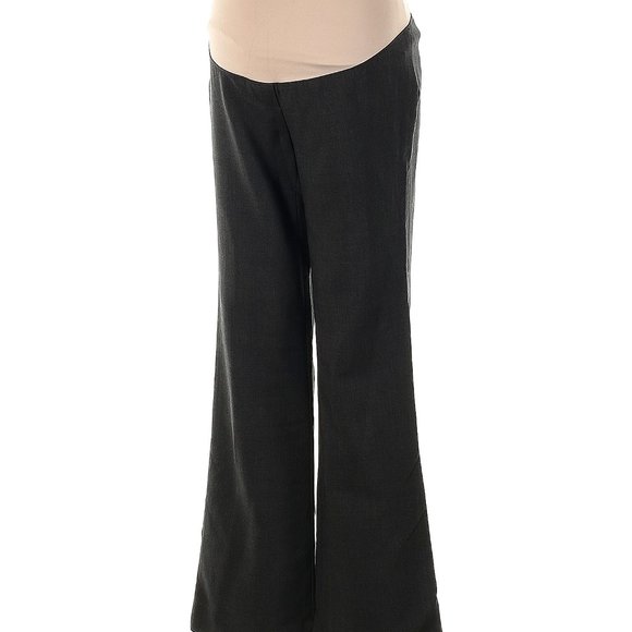 LOFT Pants & Jumpsuits Ann Taylor Loft Full Panel Maternity Dress Slacks Charcoal Size 2m